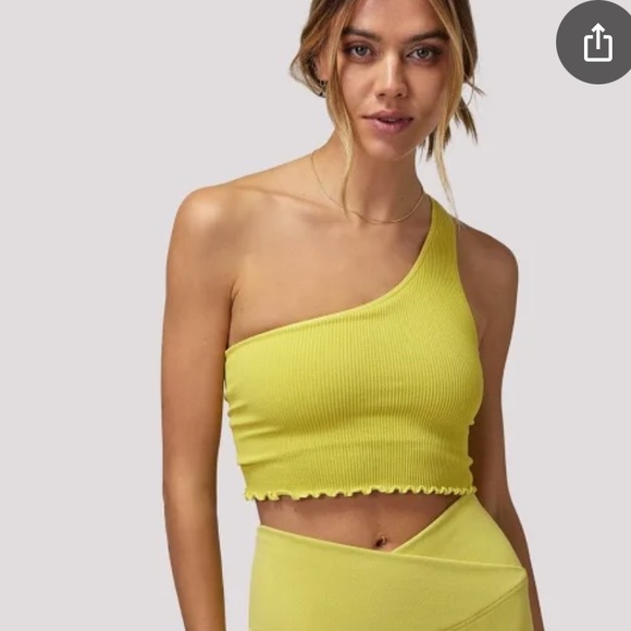 NEW☀️Spiritual Gangster Luna One-Shoulder Crop Top M/L $58 - Picture 4 of 10